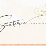 Santeria Font Poster 1