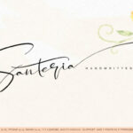 Santeria Font Poster 1