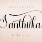 Santhiika Font Poster 1