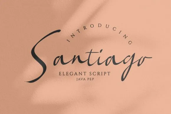 Santiago Font Poster 1