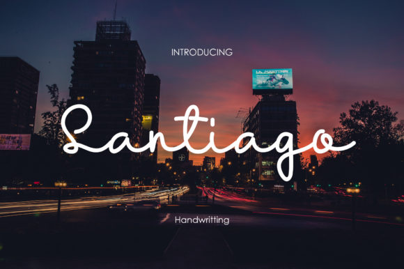Santiago Font Poster 1
