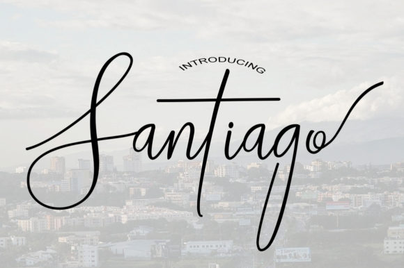Santiago Font Poster 1
