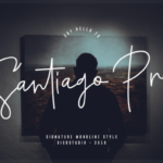 Santiago Pro Font Poster 1