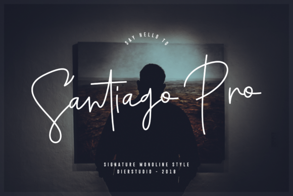 Santiago Pro Font Poster 1