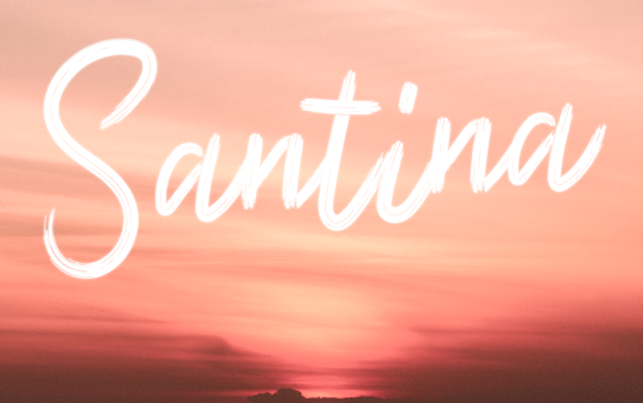 Santina Font Poster 1