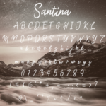 Santina Font Poster 2