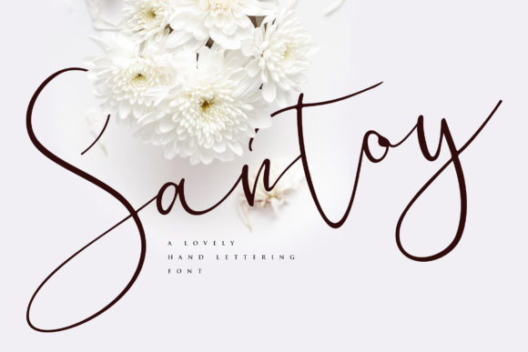 Santoy Font Poster 1