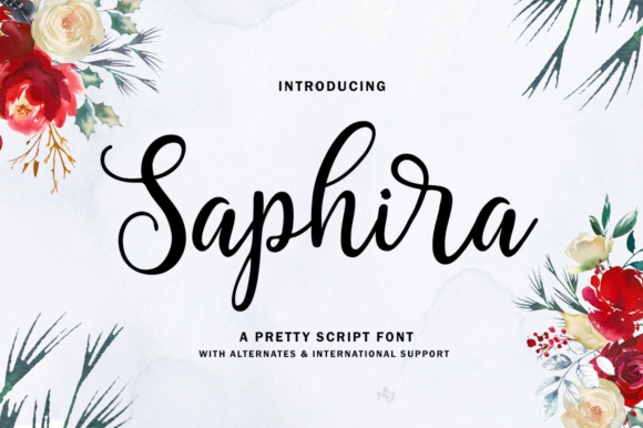 Saphira Font Poster 1