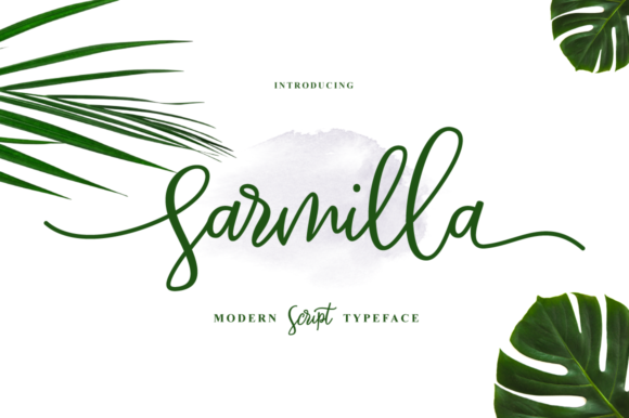 Sarmilla Script Font Poster 1