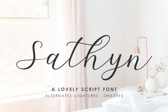 Sathyn Font Poster 1