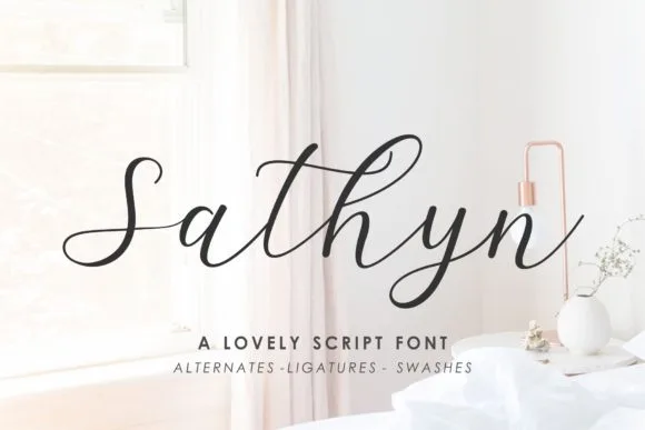 Sathyn Font Sathyn Font Poster 1