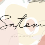 Satlom Font Poster 1