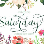 Saturday Font Poster 1