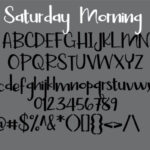 Saturday Duo Font Poster 2