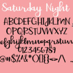 Saturday Duo Font Poster 3