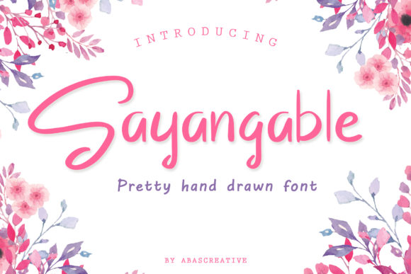 Sayangable Font