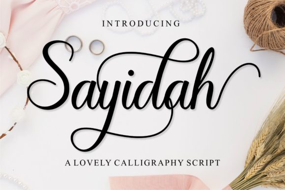 Sayidah Font Poster 1