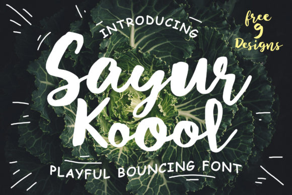 Sayur Koool Font