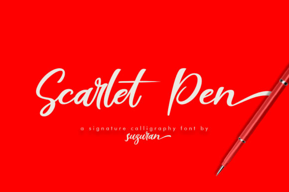 Scarlet Pen Font