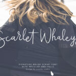 Scarlet Whaleys Font Poster 1