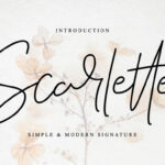 Scarlette Font Poster 1