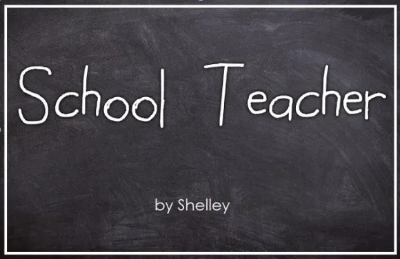 School Teacher Font School Teacher Font Poster 1