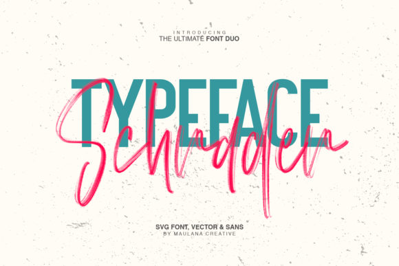 Schrader Font Poster 1