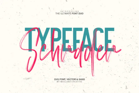Schrader Font Schrader Font Poster 1