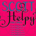 Scott Helpy Family Font Poster 1