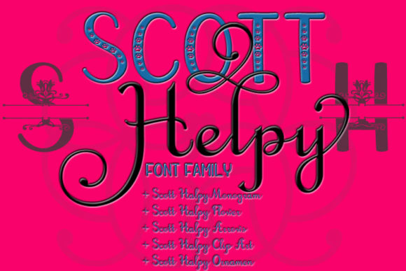 Scott Helpy Family Font Poster 1