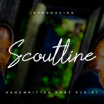 Scoutline Font Poster 1