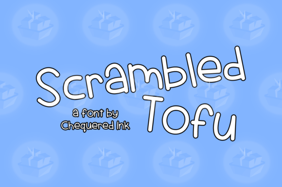 Scrambled Tofu Font Poster 1