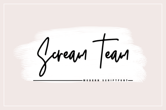 Scream Team Font