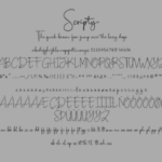 Scripty Font Poster 10