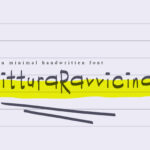 Scrittura Ravvicinata Font Poster 1