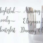 Seabright Script Font Poster 5