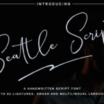 Seattle Script Font Poster 1