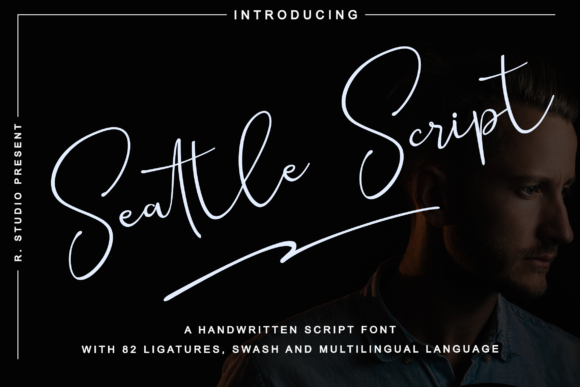 Seattle Script Font Seattle Script Font Poster 1