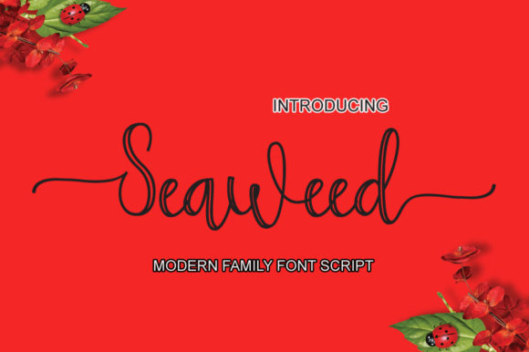 Seaweed Font Poster 1