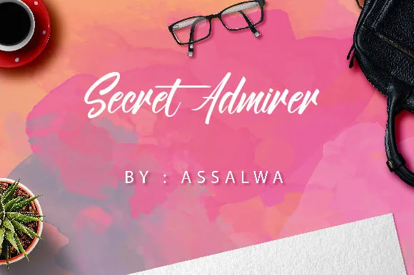 Secret Admirer Font Secret Admirer Font Poster 1