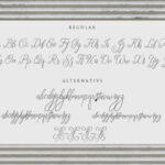 Segitha Script Font Poster 4