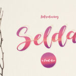 Selda Duo Font Poster 1