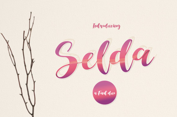 Selda Duo Font Poster 1