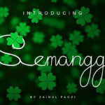 Semanggi Font Poster 1