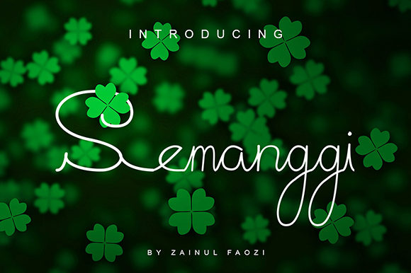 Semanggi Font Poster 1