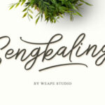 Sengkaling Script Font Poster 1