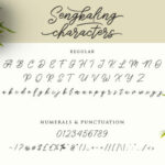 Sengkaling Script Font Poster 6