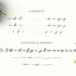 Sengkaling Script Font Poster 7