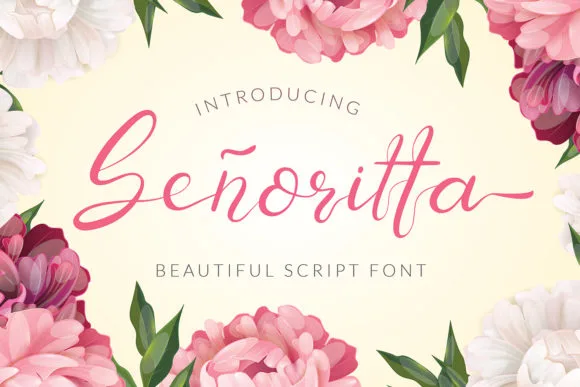 Senoritta Font Senoritta Font Poster 1