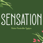 Sensation Font Poster 1